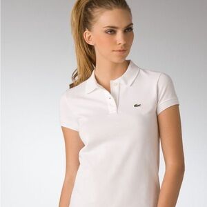 Women’s Lacoste stretch polo shirt